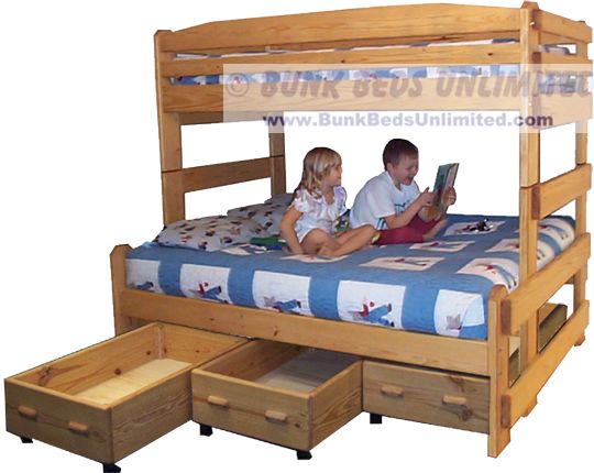 xl twin bunk bed plans